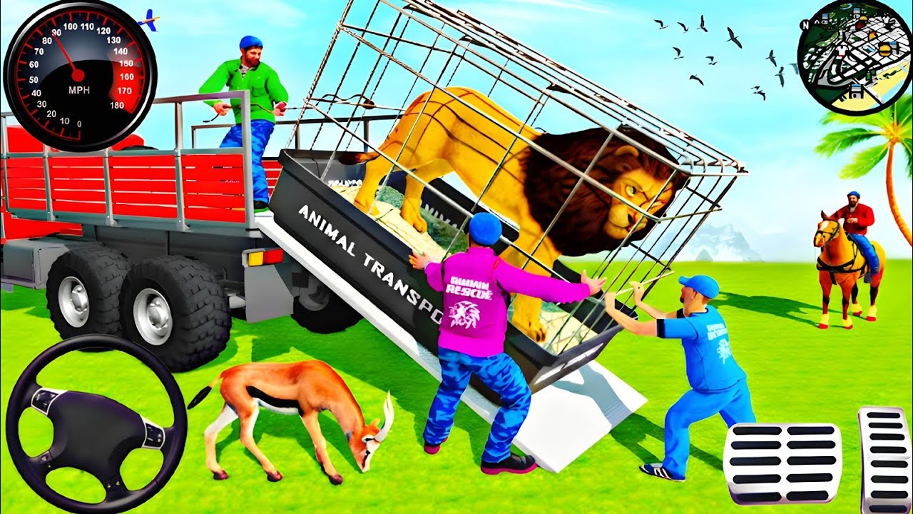 Real Wild Animal Cargo Simulator 3D – Zoo Transport Truck Gameplay
