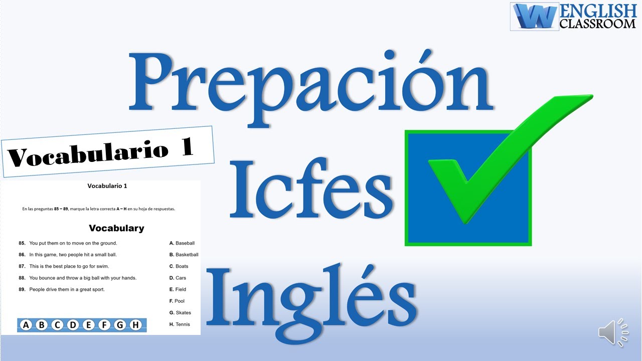 Icfes Preparación Vocabulario Parte 1 Sports