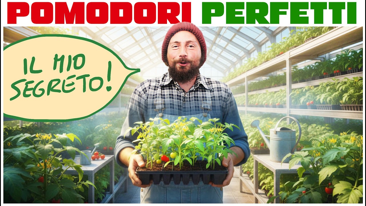 🍅 7 REGOLE per Coltivare PIANTINE di POMODORI dalla Semina in SEMENZAIO 🌱