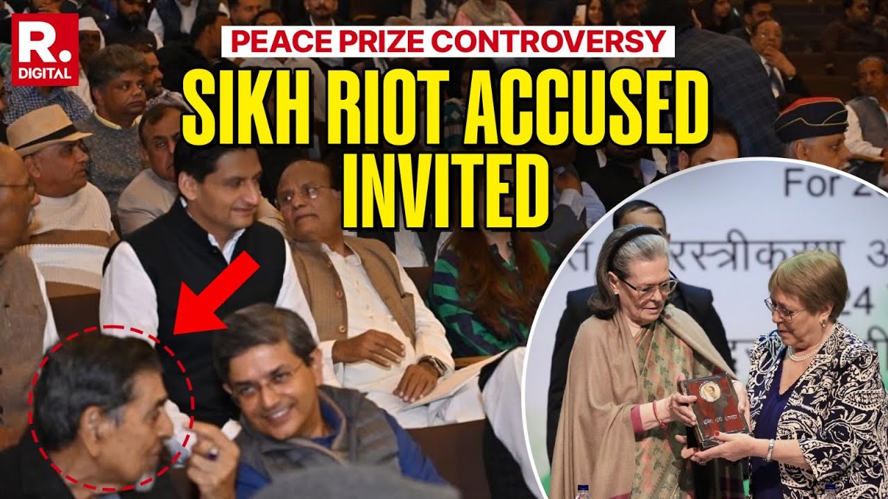 BREAKING: 1984 Sikh Riot Accused Invited In Peace Prize Hosted By Sonia Gandhi, BJP Calls Propaganda
