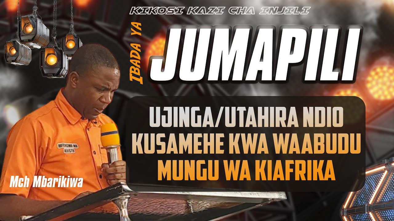 Mch Mbarikiwa - Ujinga/Utahira ndio kusamehe kwa waabudu MUNGU wa Kiafrica- 25-01-2025.