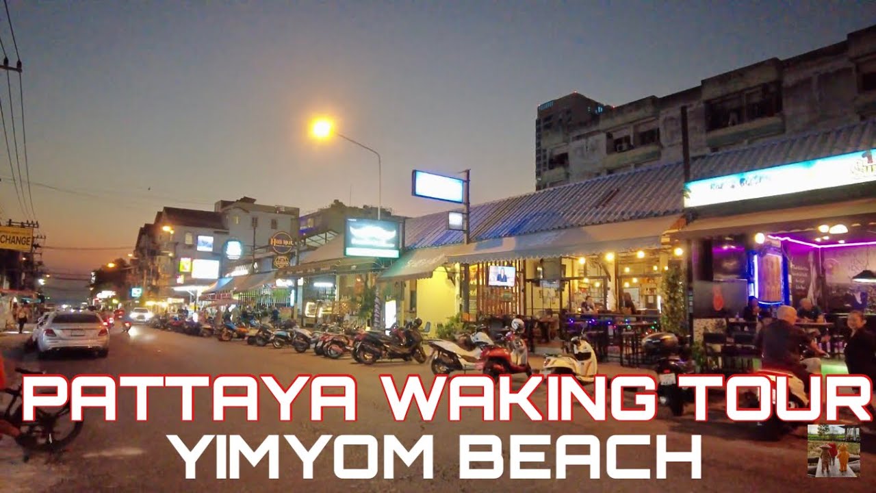 🇹🇭4K｜Lazy day in Pattaya ~ Yinyom beach in Jomtien area ~