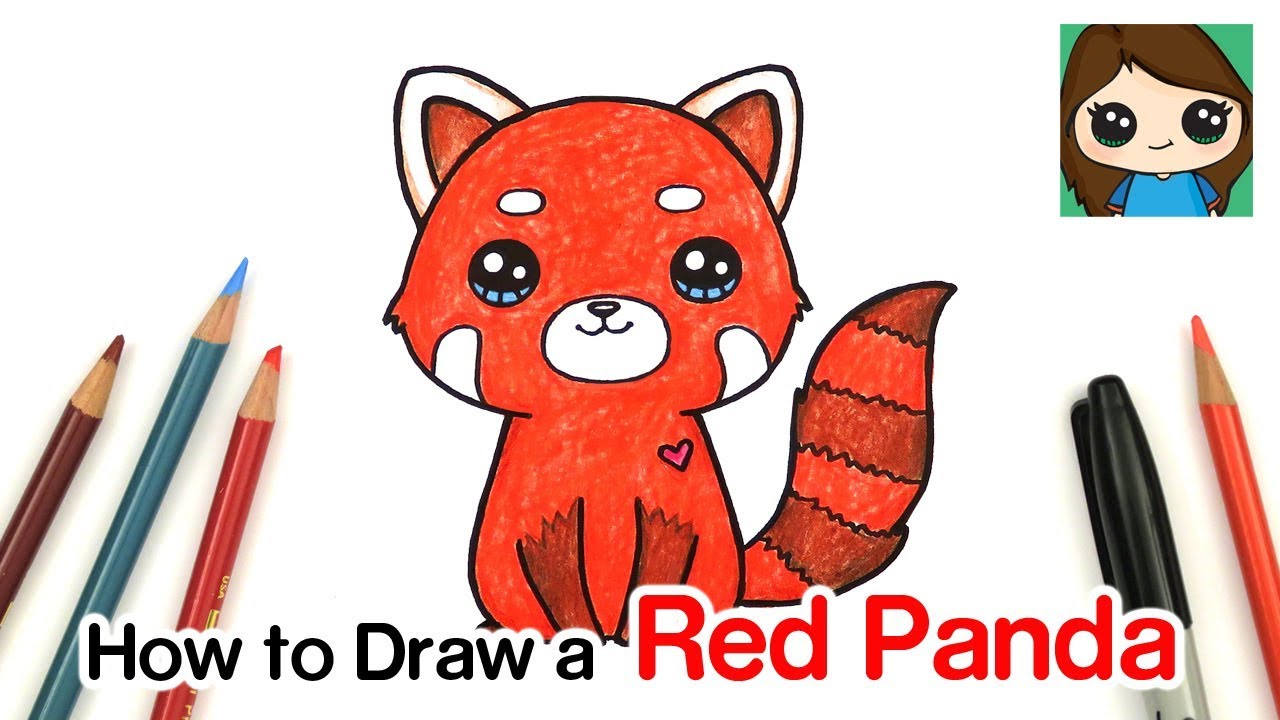 How to Draw a Red Panda