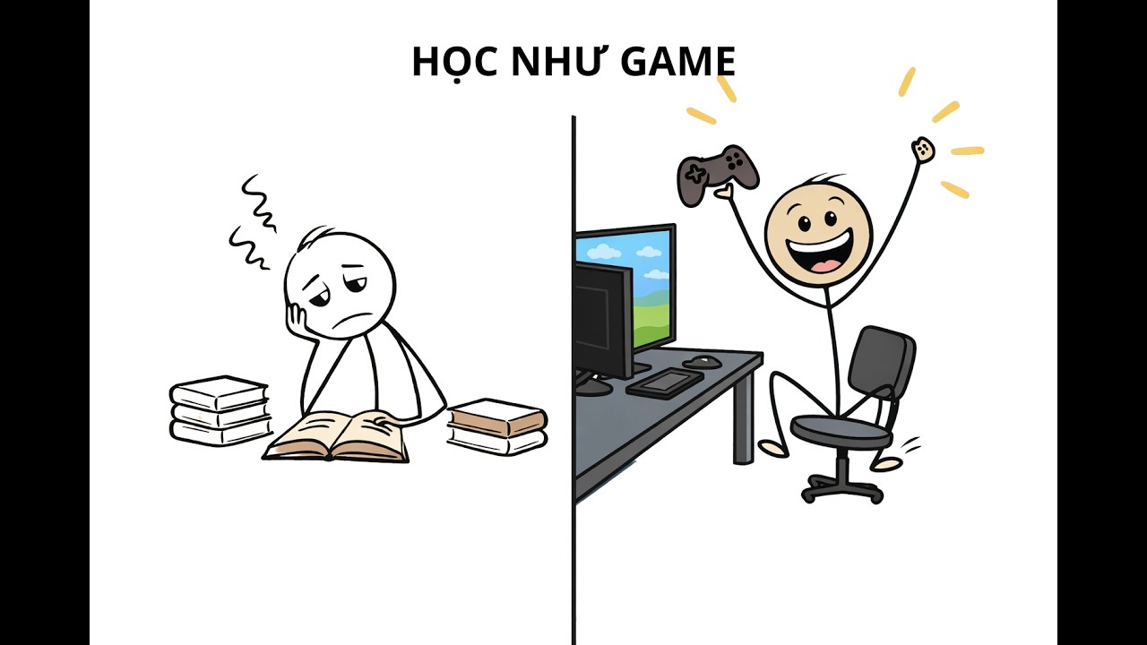 Biến Việc Học Thành Trò Chơi - Hack Dopamine Để Tập Trung & Học Nhanh Gấp Đôi