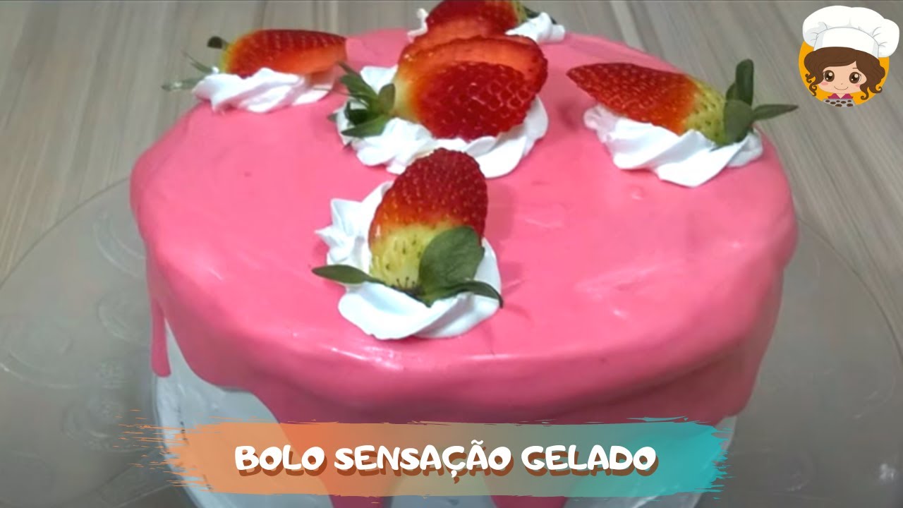 BOLO SENSAÇÃO 🍓 MEGA FÁCIL - MIL DELÍCIAS NA COZINHA