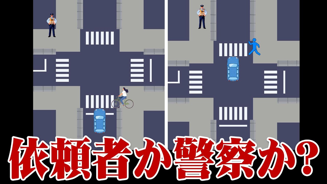 【歩行者妨害】嘘をついてるのはどっち？①