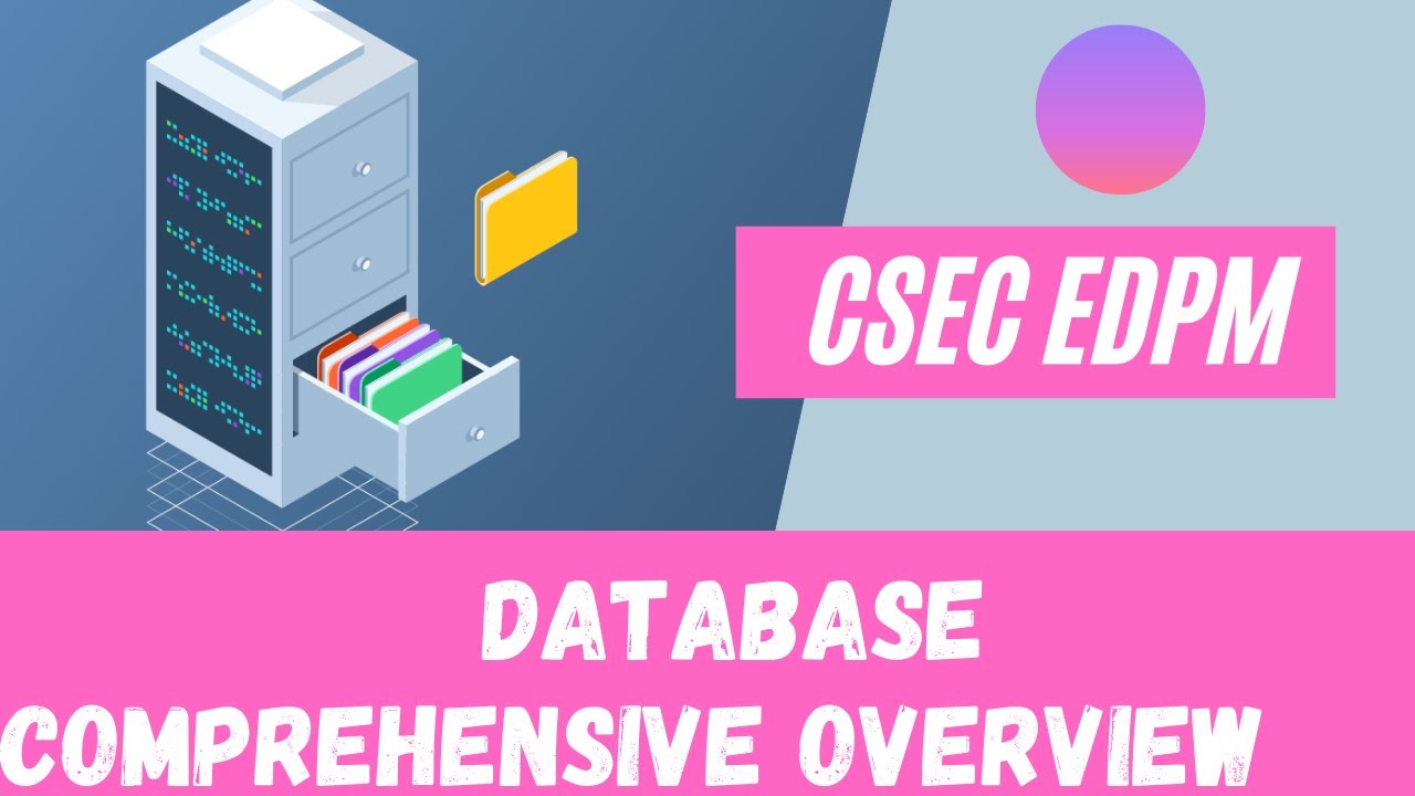 CSEC EDPM| Database| Complete Overview