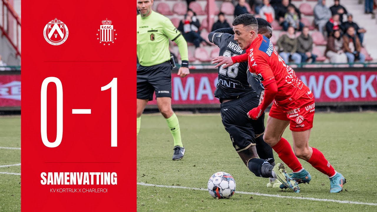 Speeldag 28 | KV Kortrijk - Sporting Charleroi 0-1