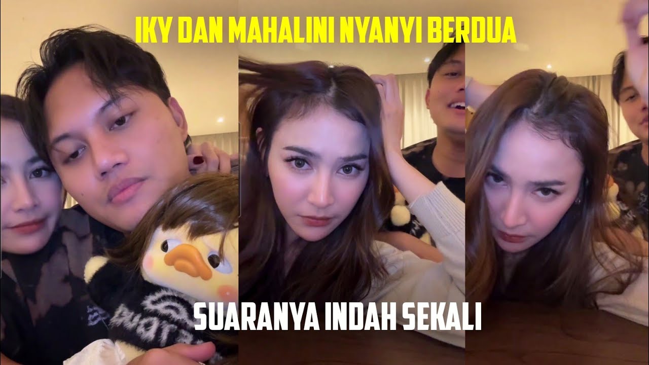IKY DAN MAHALINI NYANYI BERDUA, SUARA NYA INDAH SEKALI