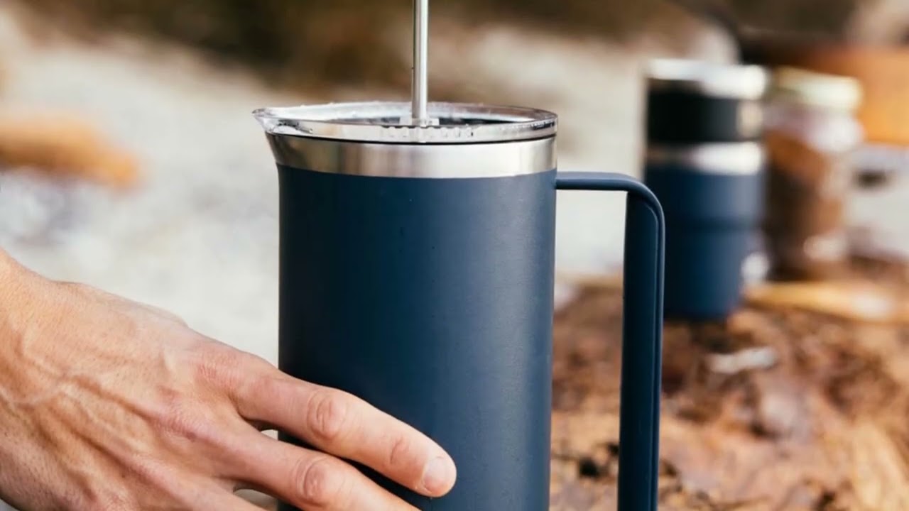 Enjoy Fresh Coffee Anywhere! YETI 34oz French Press with GroundsControl ☕
