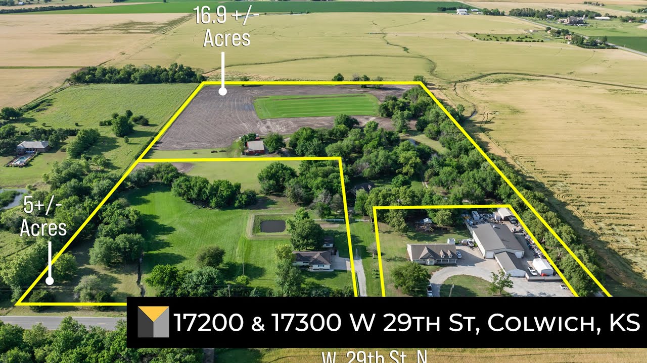 (Colwich) Offered Separate & Together 17200 & 17300 W. 29TH ST. N., COLWICH, KS 67030