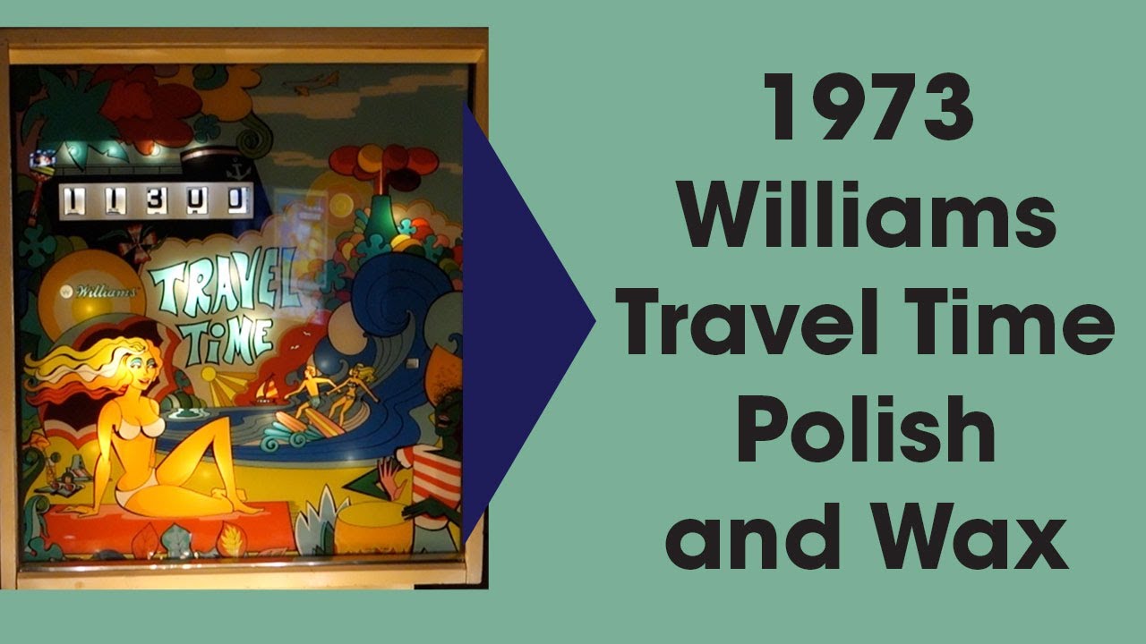 1973 Williams Pinball Travel Time Polish And Wax #williams #pinball #traveltime #polish #wax
