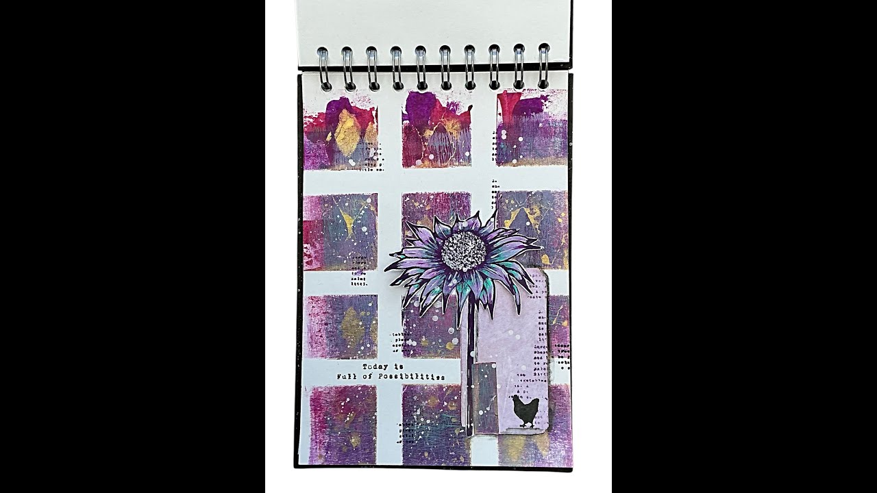 Journal Page #tracyevansboutiquedesigns #stamping #paints