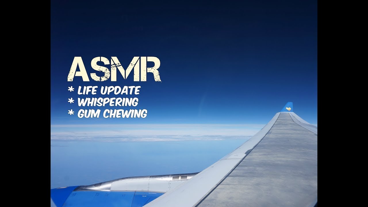 I'm Back! Life Update- Whispering, Gum Chewing, Wet Mouth Sounds, Crinkling [Audio Only-sorry]
