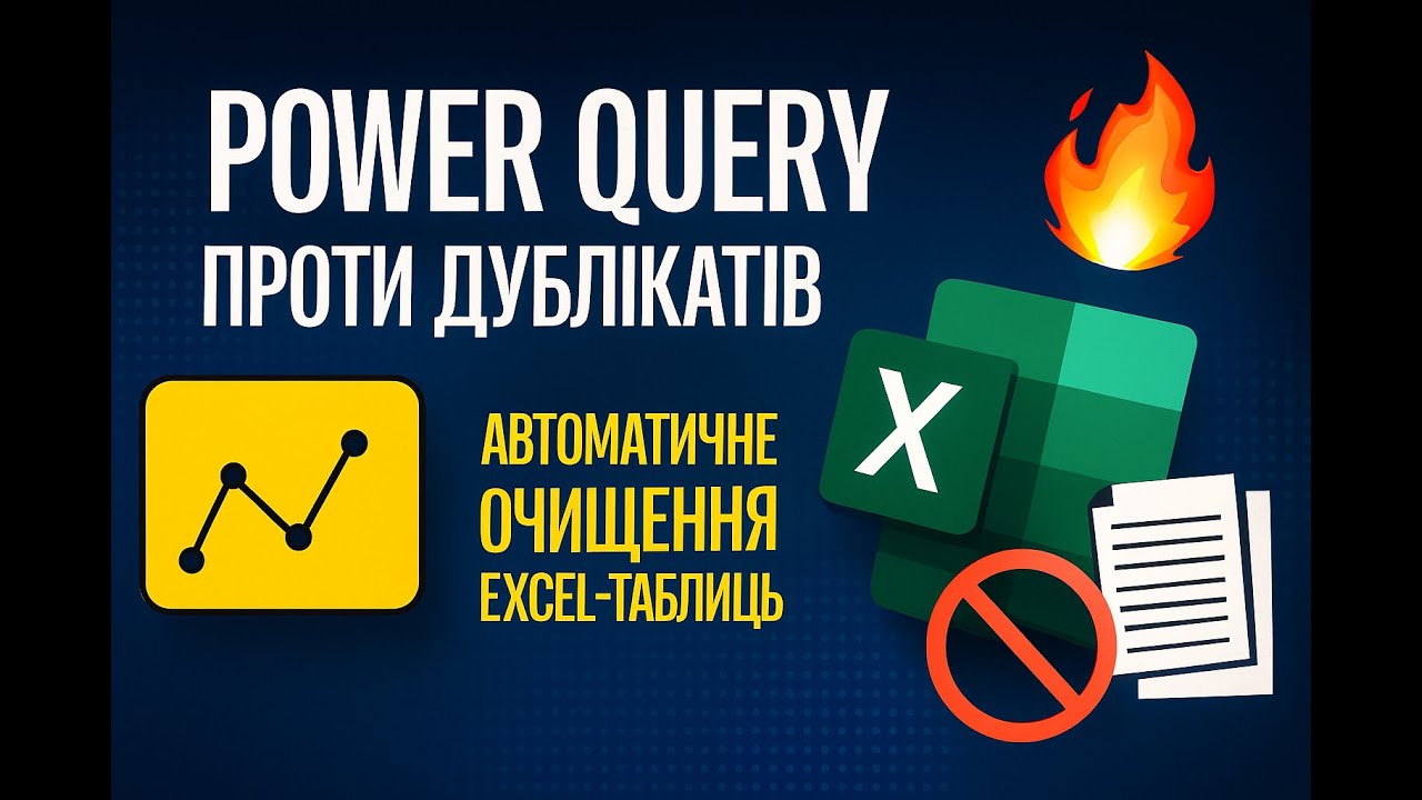 🎯Ручне vs Автоматичне видалення дублікатів Excel і Power Query