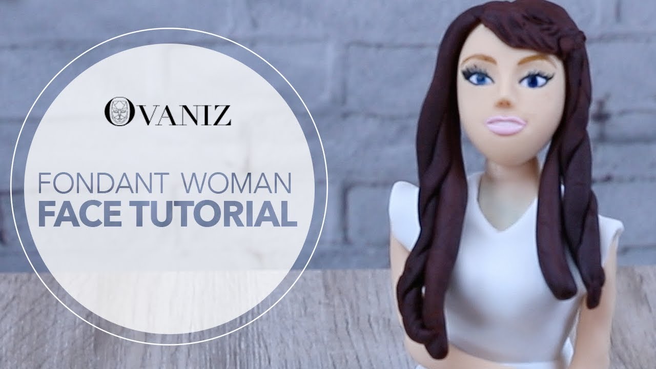 How to make a fondant woman | Sugar paste faces | Gum paste face tutorial