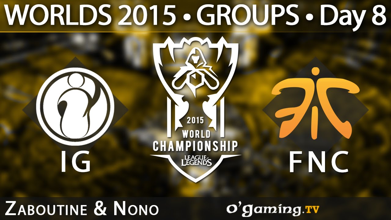 Invictus Gaming vs Fnatic - World Championship 2015 - Phase de groupes - 11/10/15 Game 4