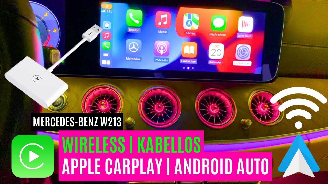 Wireless Apple Carplay & Android Auto | Test & Review | Mercedes-Benz W213 W205 W222 W166 W176 X258