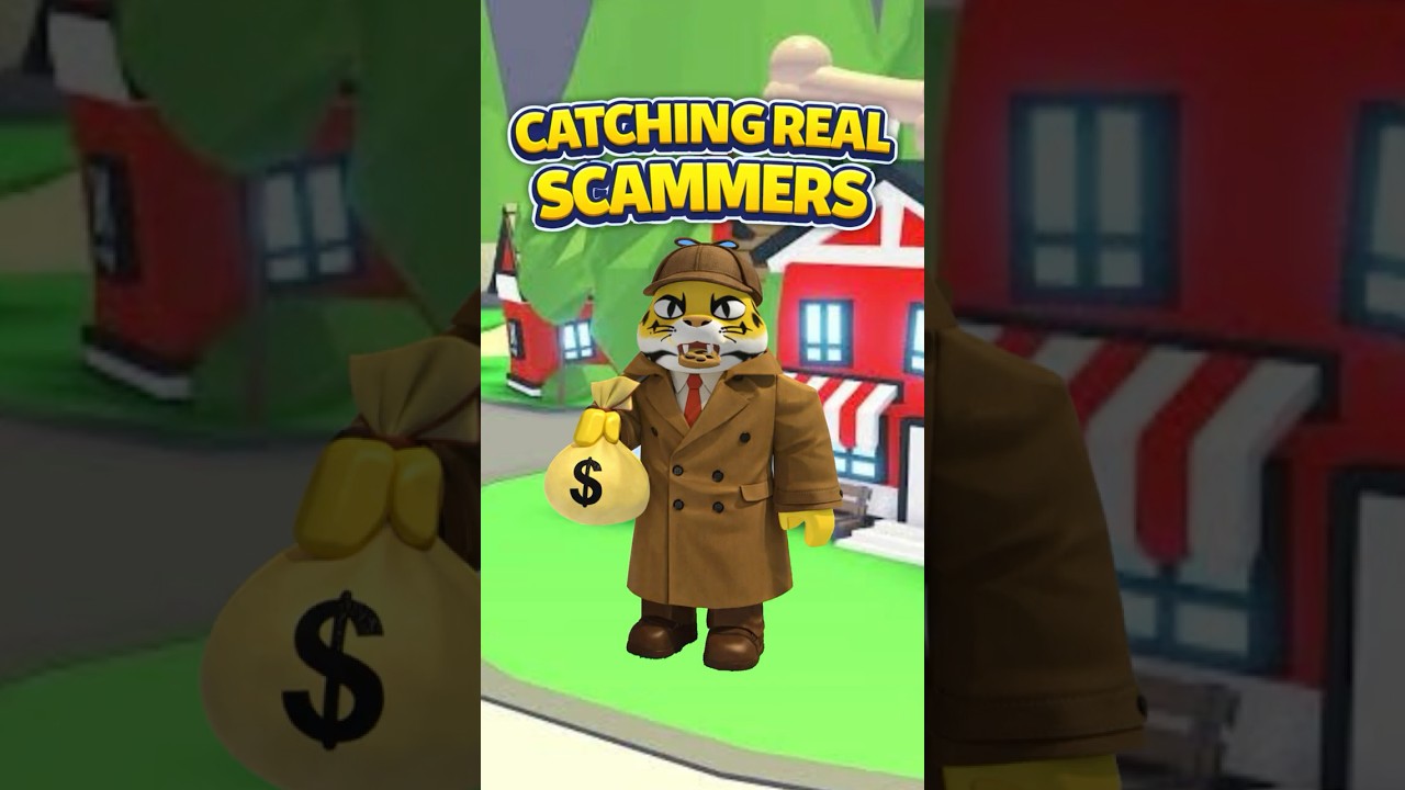 Catching REAL SCAMMERS In Adopt Me! #shorts #adoptme #roblox #adoptmeshorts