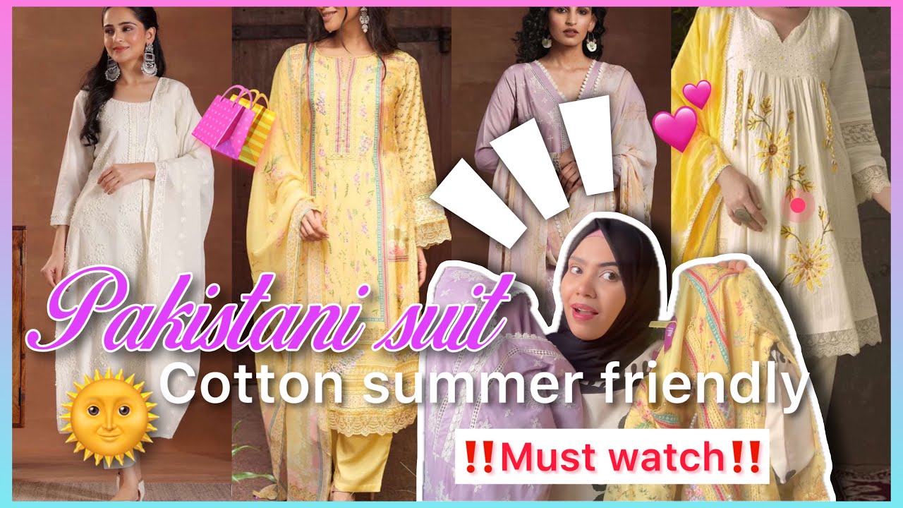 Paksitani suit | cotton suits | Paksitani drama inspired outfit haul | Amazon haul