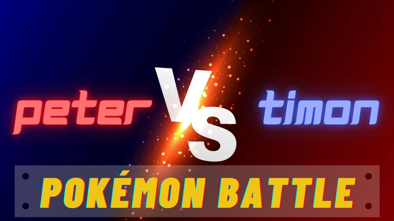 PETER vs TIMON: Pokemon Battle | Lekker Spelen