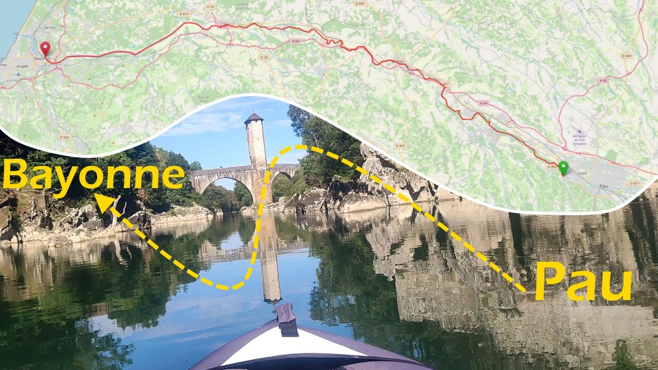 PAU - BAYONNE EN KAYAK (4  jours en itinérance)