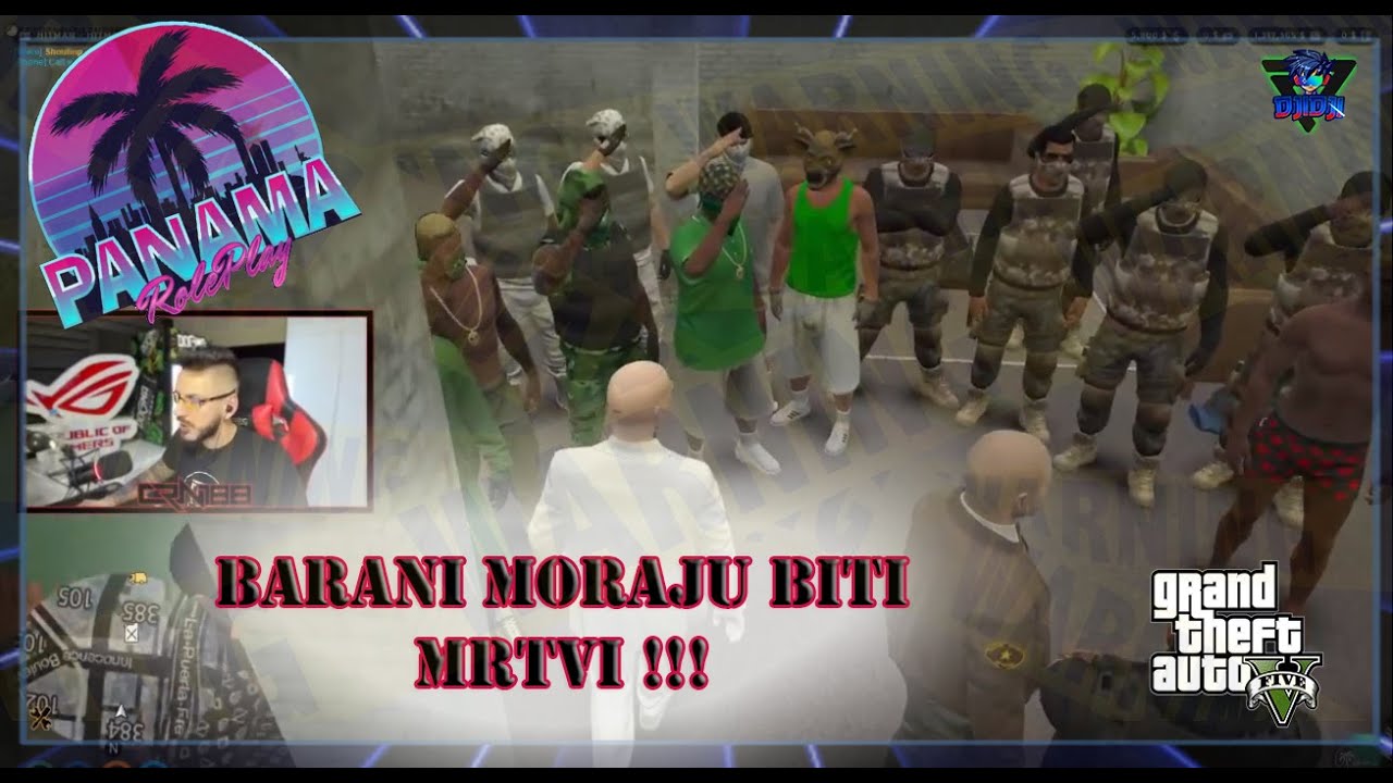 CRNI POLUDEO, OKUPIO SVE MAFIJE I BANDE.. BARANI MORAJU UMRETI!!! 🌴PANAMA RP🌴