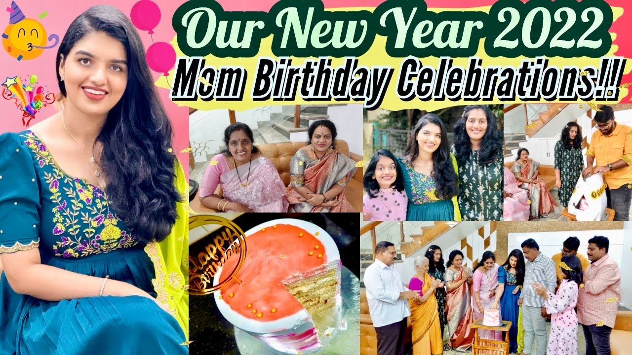 Our NEW YEAR & Mom BIRTHDAY Celebrations at Home Vlog!?|SURPRISE to Julie & Dolly|2022 Bday Party  |