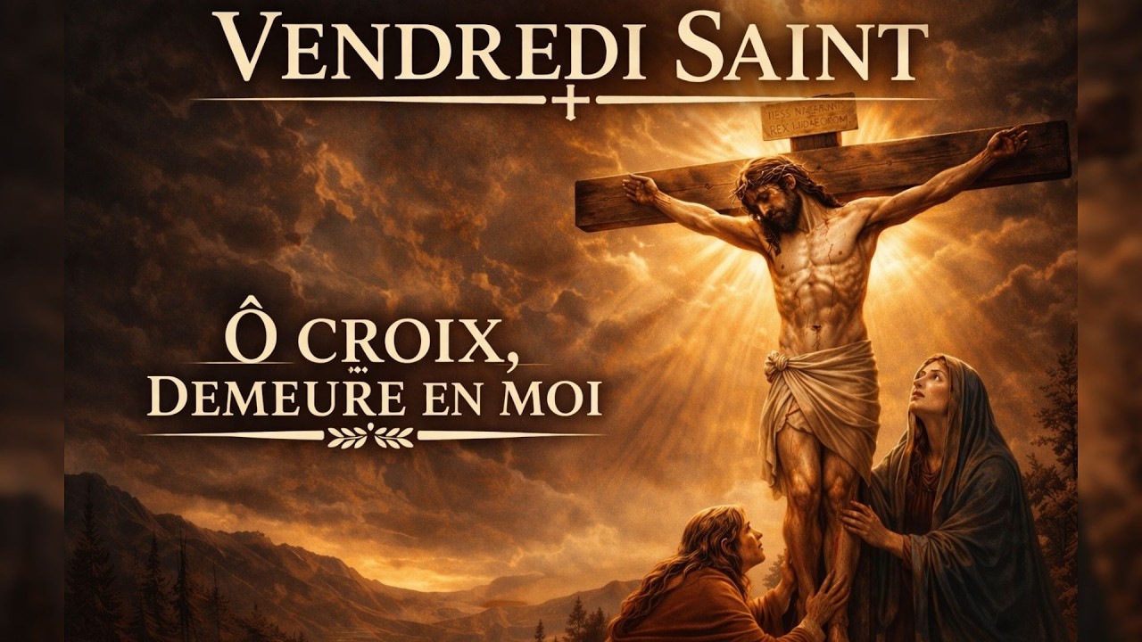 Vendredi Saint✝️- &Ocirc; Croix, demeure en moi - VoiesDuCiel - Lyrics