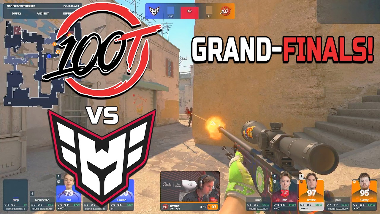 GRAND-FINAL! 100 Thieves vs HEROIC - Highlights - Stake Pulse Beat II - CS2