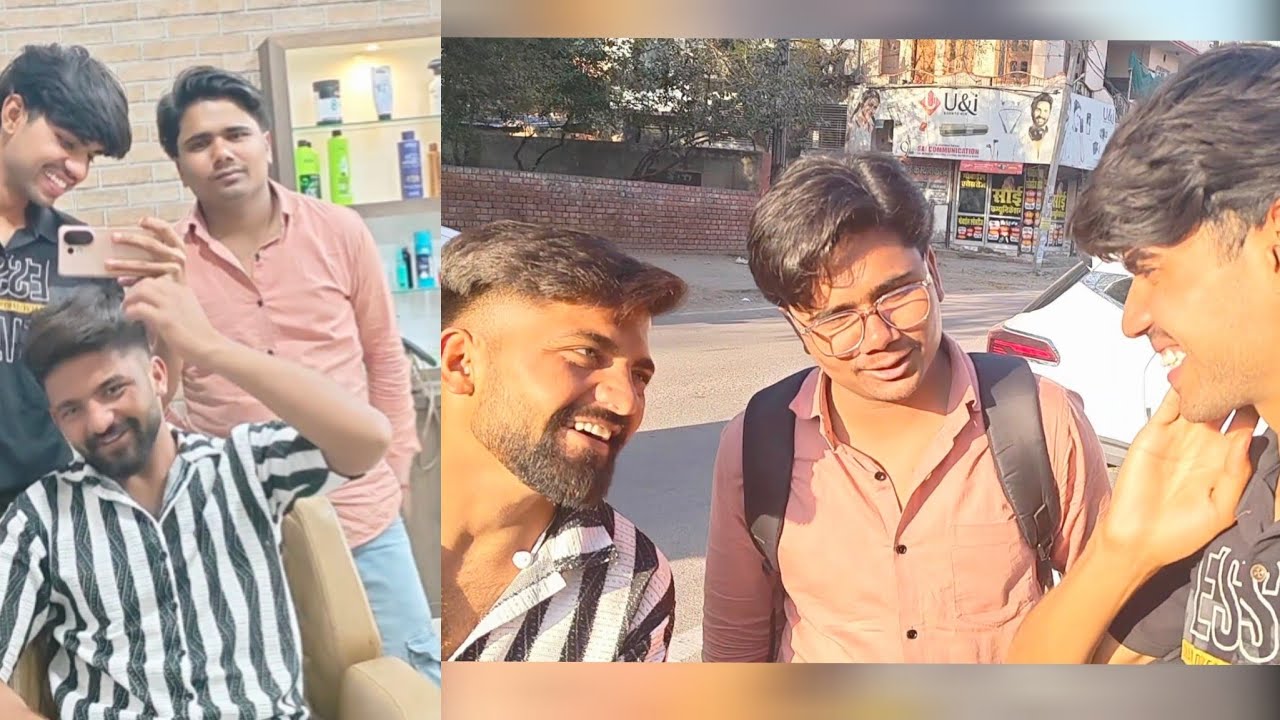 Today going to hair&looks #dailyvlog #vlog #souravjhoshivlog #minivlog #hairstyle #bhiwani #haryanva