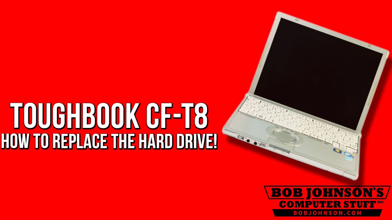 How to replace the hard drive in the Panasonic Toughbook CF-T8 Laptop