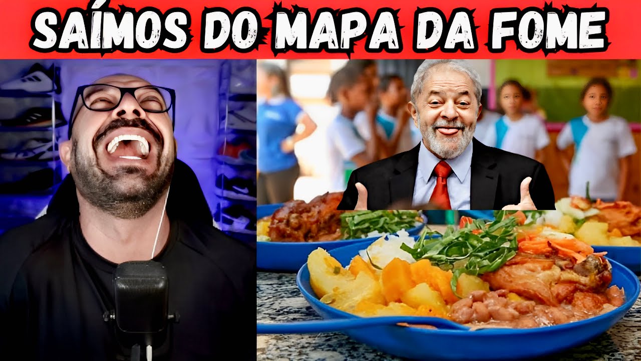 Brasil saiu do mapa da fome.