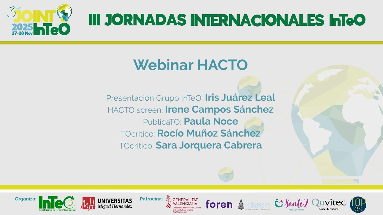 Webinar HACTO