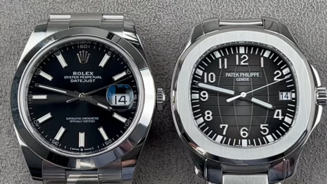 Rolex Datejust 41MM vs Patek Philippe Aquanaut: Full Bracelet Sports Watch Comparison