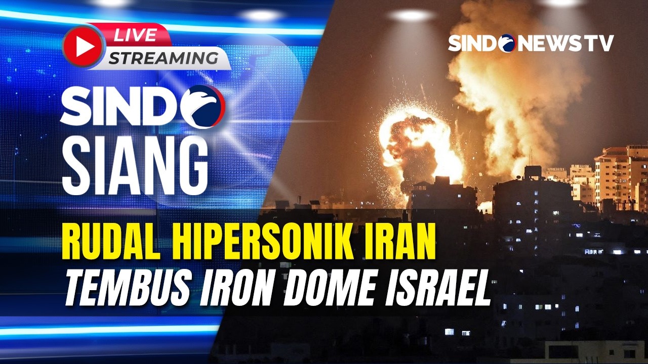 🔴 Rudal Hipersonik Iran tembus Iron Dome Israel | LIVE | SINDO SIANG | 03/03