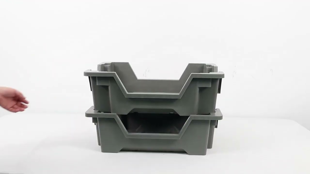 High-Quality Nestable Plastic Boxes - European Standard 400x300mm with Custom Heights #bsf #bsfbox