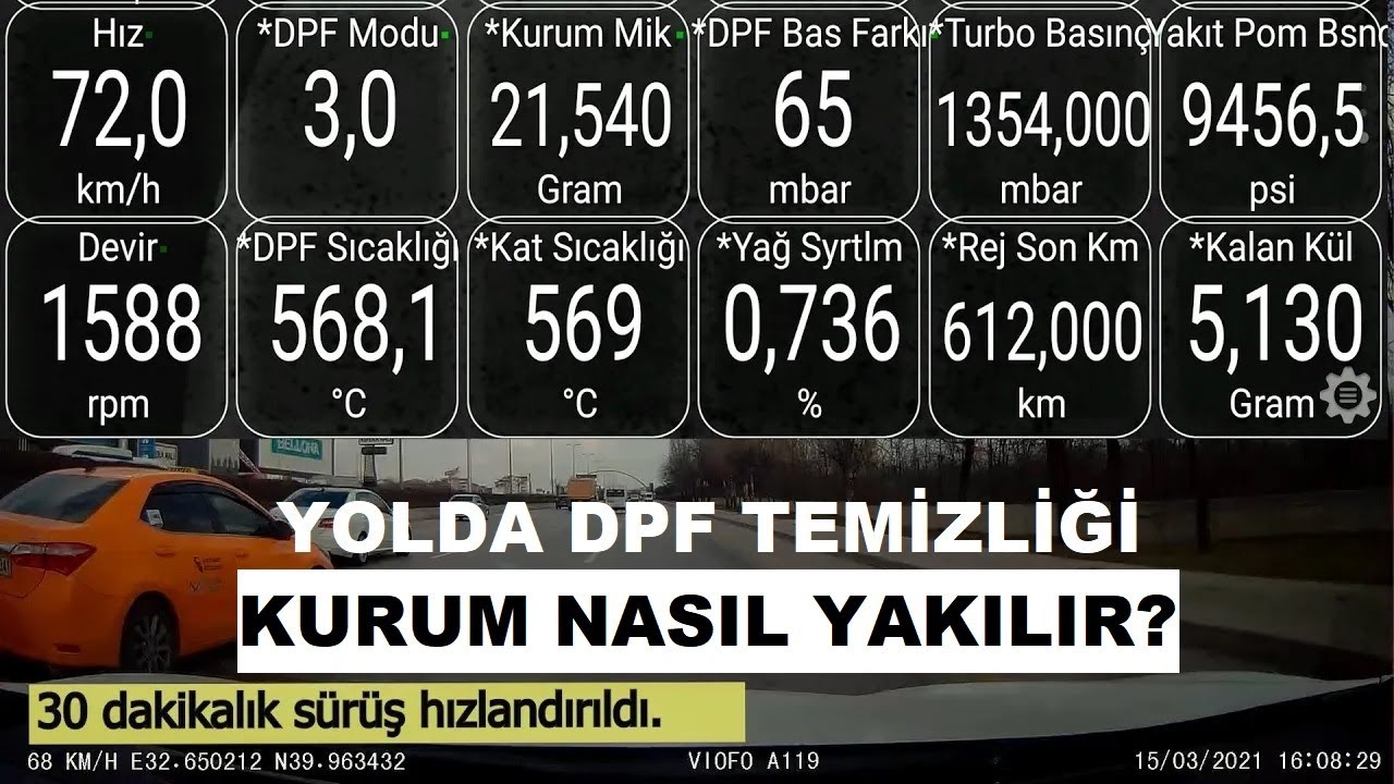 YOLDA DPF TEMIZLİĞİ KÜL YAKMA! DİZEL ARAÇDA REJENERASYON YARIDA KESİLİRSE NE OLUR?