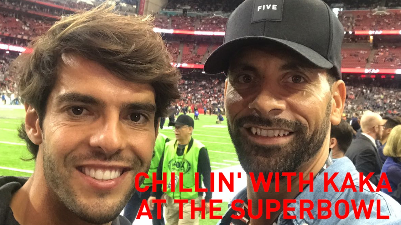 Chillin' with Kaka at the Super Bowl | Rio Vlogs