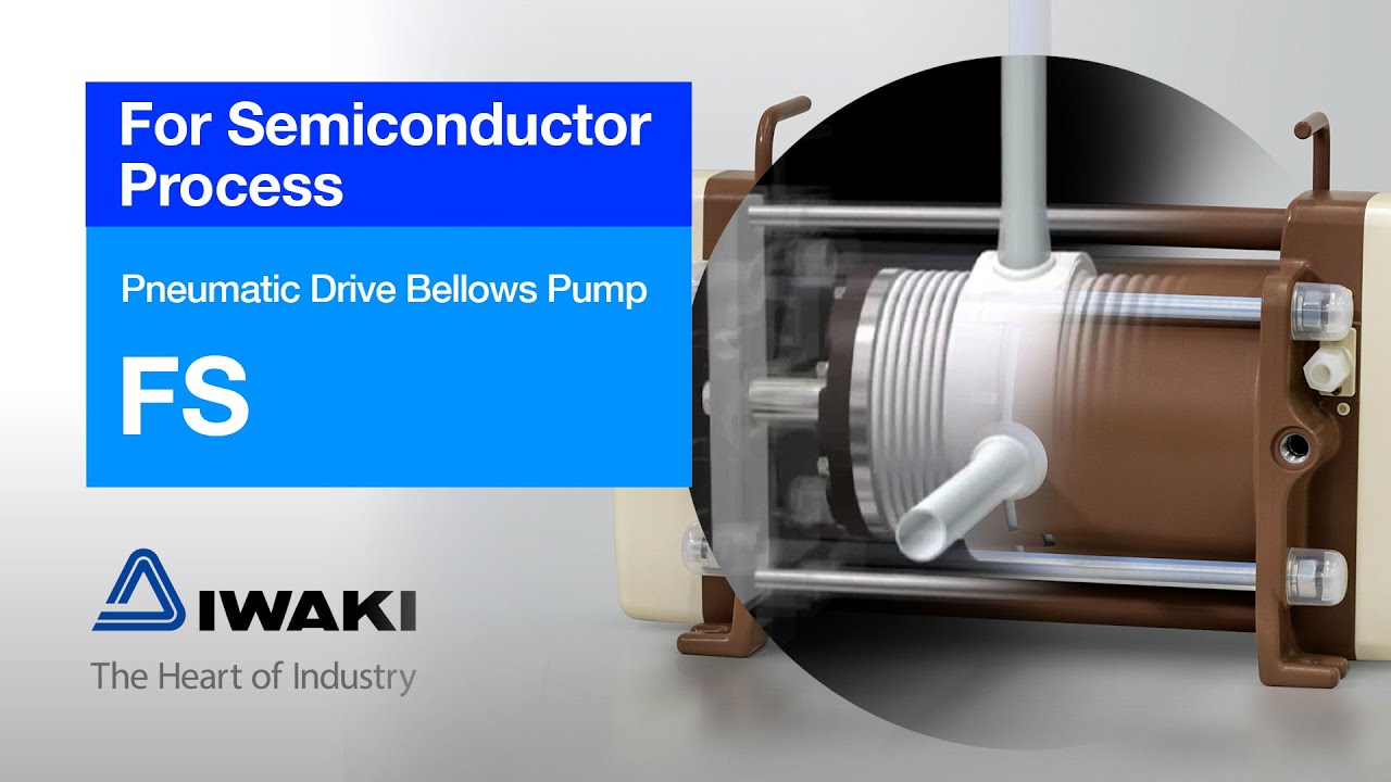 IWAKI Pneumatic Drive Bellows Pump FS Series