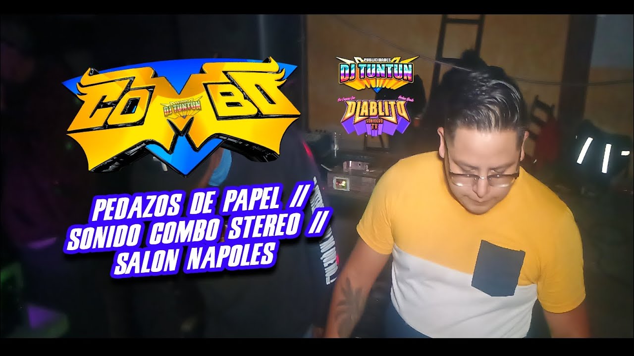 DISCO RECUERDO LOS PEDAZOS DE PAPEL 💔😪 // SONIDO COMBO STEREO // SALON NAPOLES 🕋