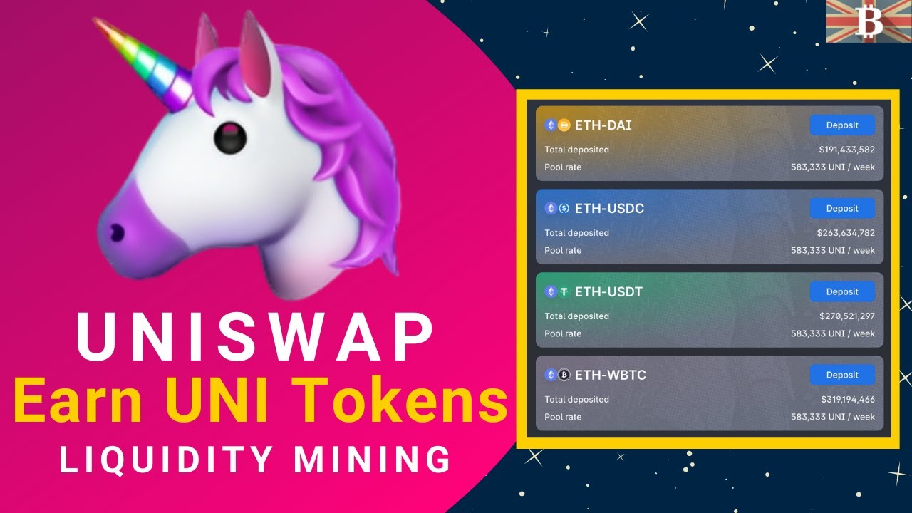 Как заработать токены UNI с помощью майнинга ликвидности UniSwap ETH-WBTC 🤑