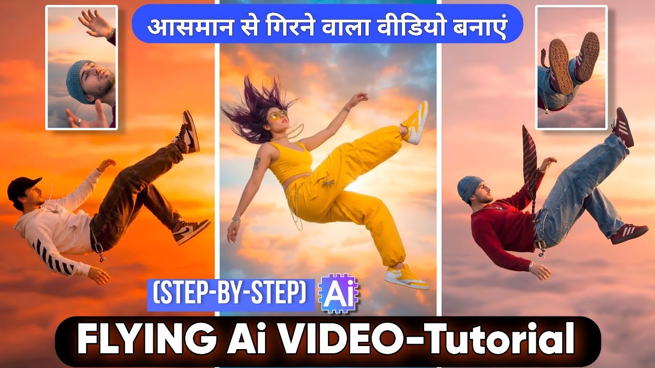 Instagram Trending Man Flying For Sky Video Editing I How To Make Ai Videos Of Flying In The Sky