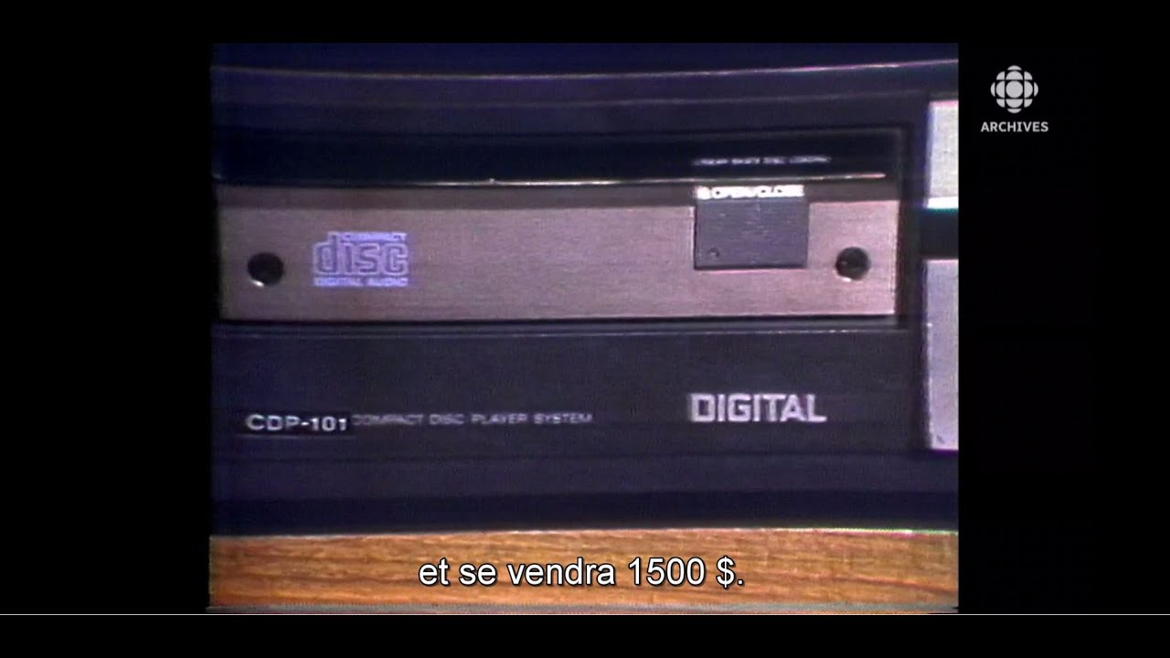 En 1982, lancement du premier tourne-disque laser