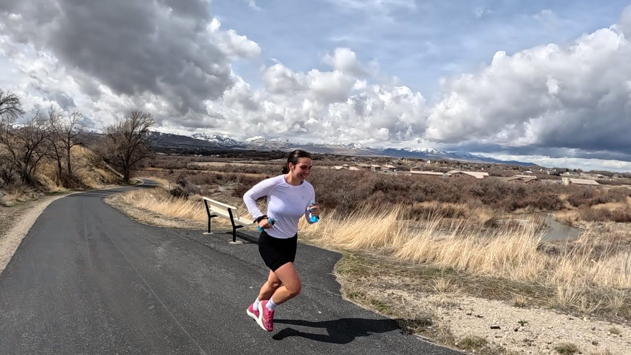 Natalie runs 20 Miles on the Jordan River Trail - Boston Marathon Training