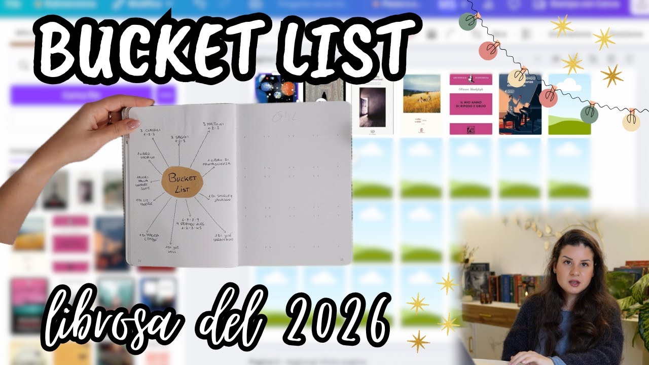 BUCKET LIST di lettura 📚 del 2026 e copertine dei libri per il Bullet Journal #vlogmas #18