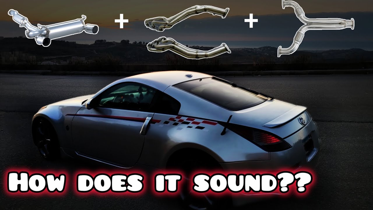 Fujitsubo Legalis R exhaust on 350z. How does it sound? 