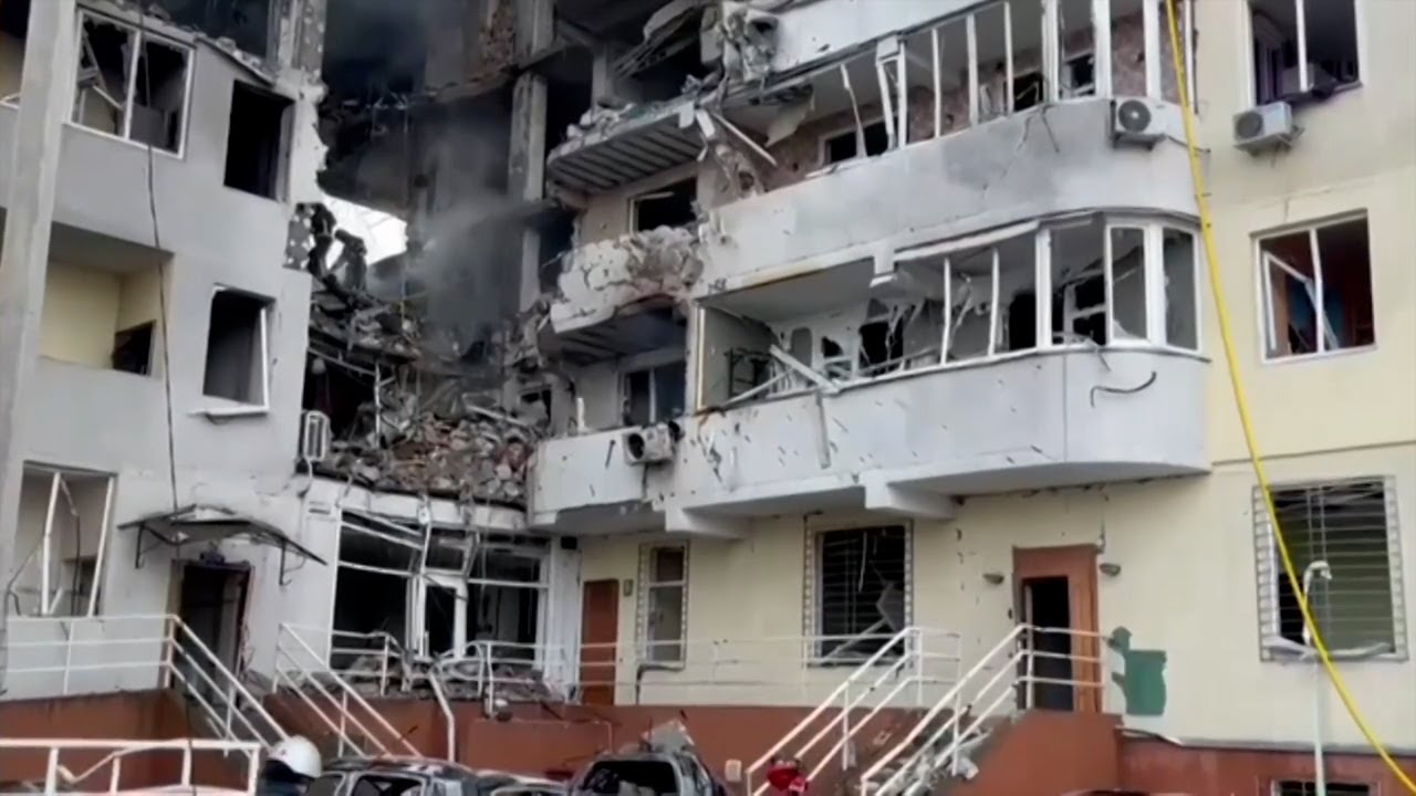 Así fue el ataque con misiles del ejército ruso en Odesa