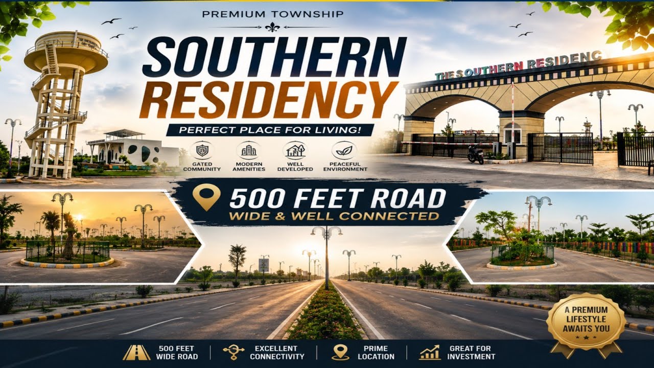 🔥 500 Feet Road Par Premium Township! | The Southern Residency Grand Tour 🏡✨ #realestate #property