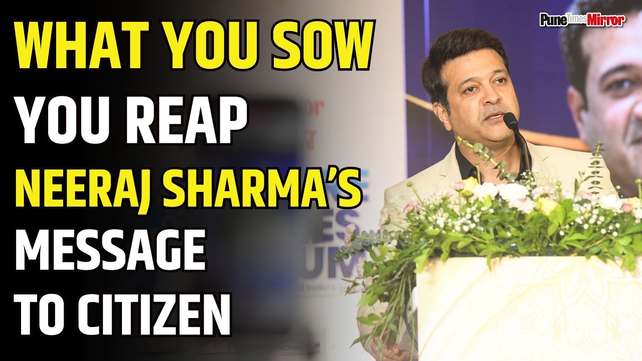 Future Cities Forum | What You Sow Is What You Reap &ndash; Neeraj Sharma | Pune Mirror